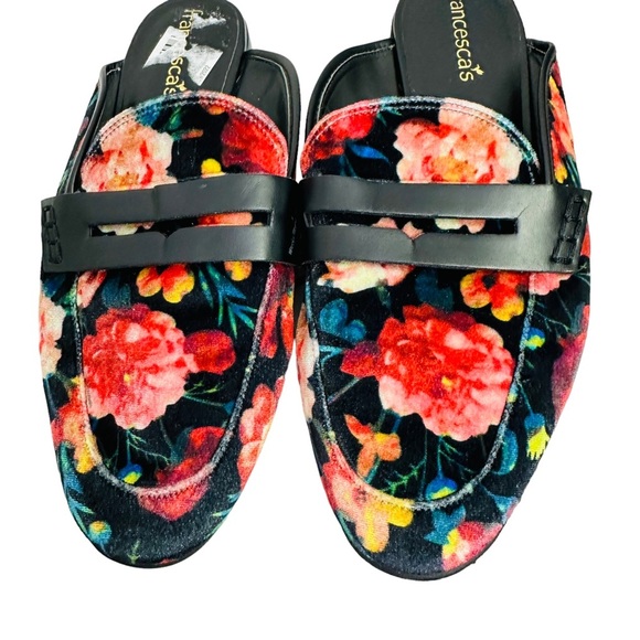 FRANCESCA PAISLEY FLORAL MULES Slip-on Shoes Women’s Size 7 - Picture 5 of 12